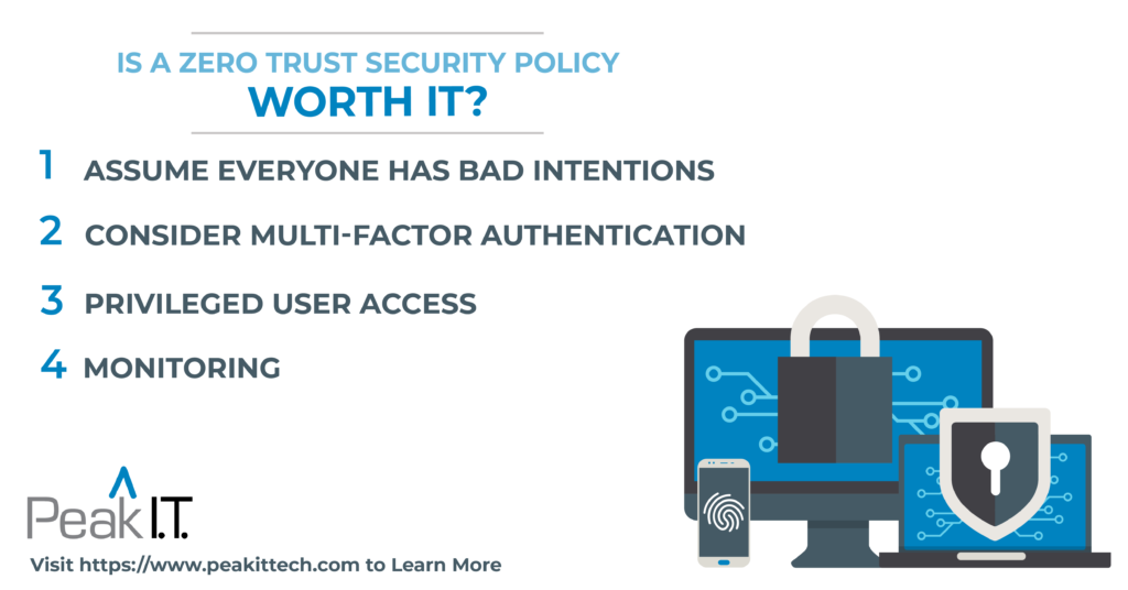 Is a Zero Trust security policy worth it? | Peak I.T.